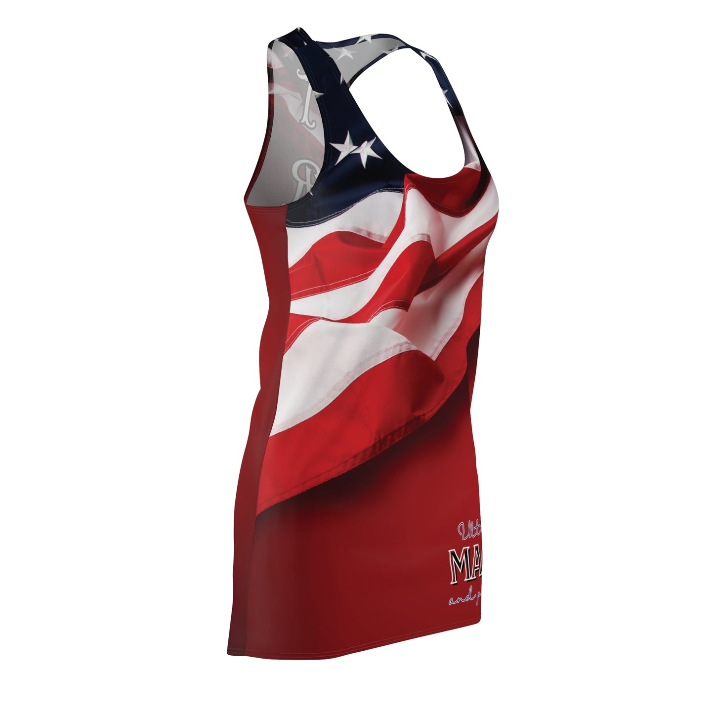 Women's ULTRA MAGA AND PROUD Racerback dress