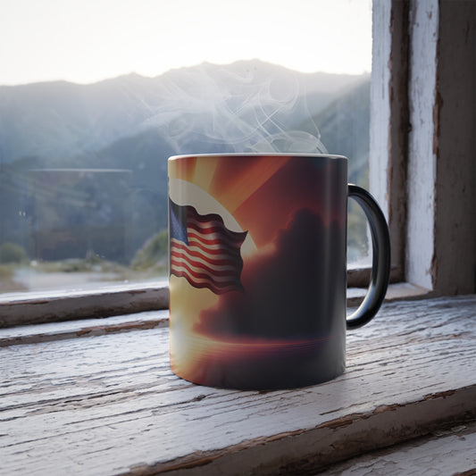 Old Glory Color Morphing Mug - 11oz