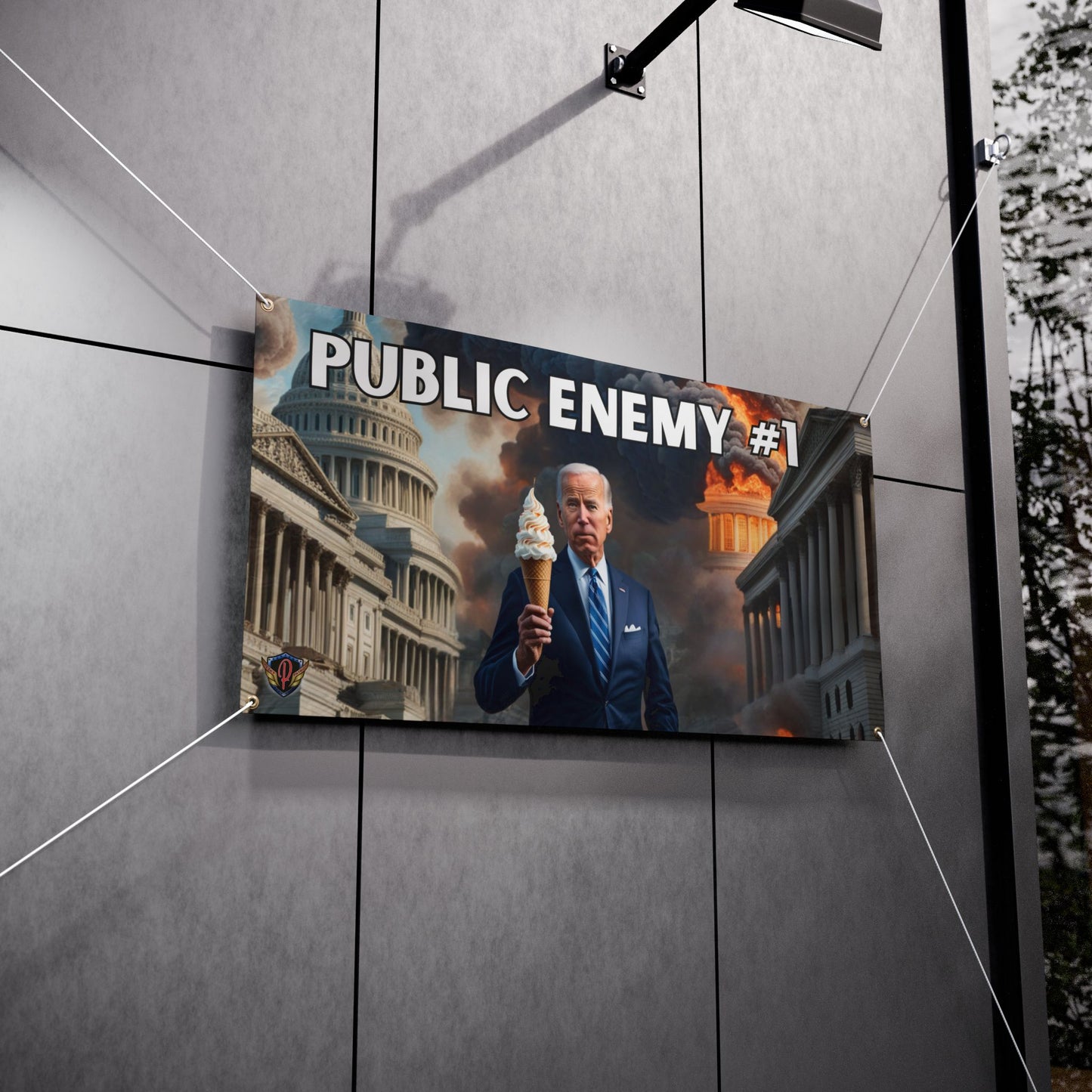 Public Enemy #1 Vinyl Banner