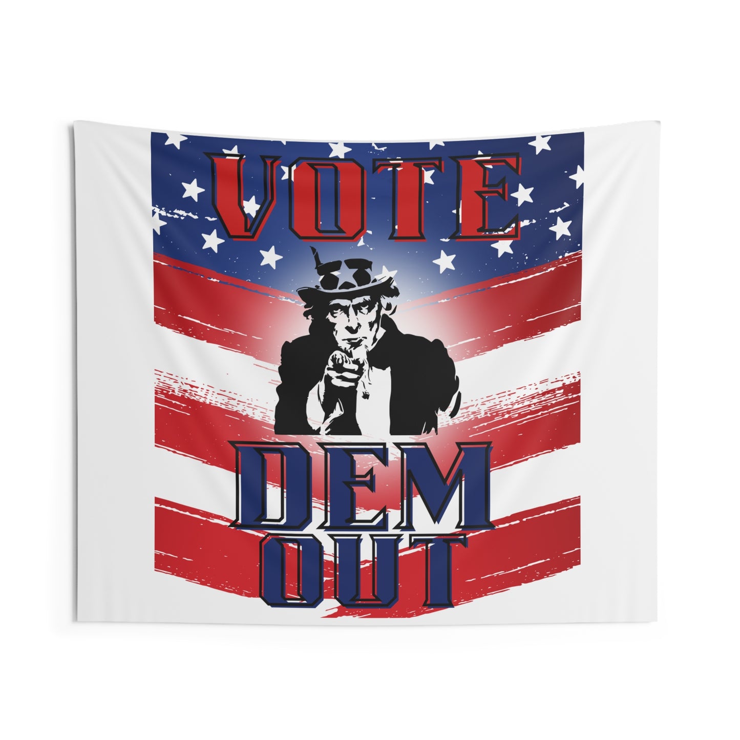 Vote DEM Out Wall Tapestry