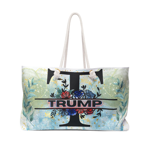 Trump Flowers Weekender Bag