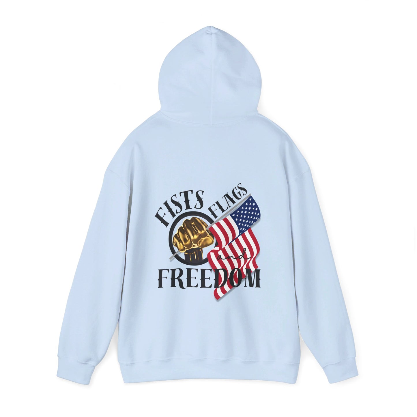 Fists Flags and Freedom Unisex Heavy Blend™ Hooded Sweatshirt