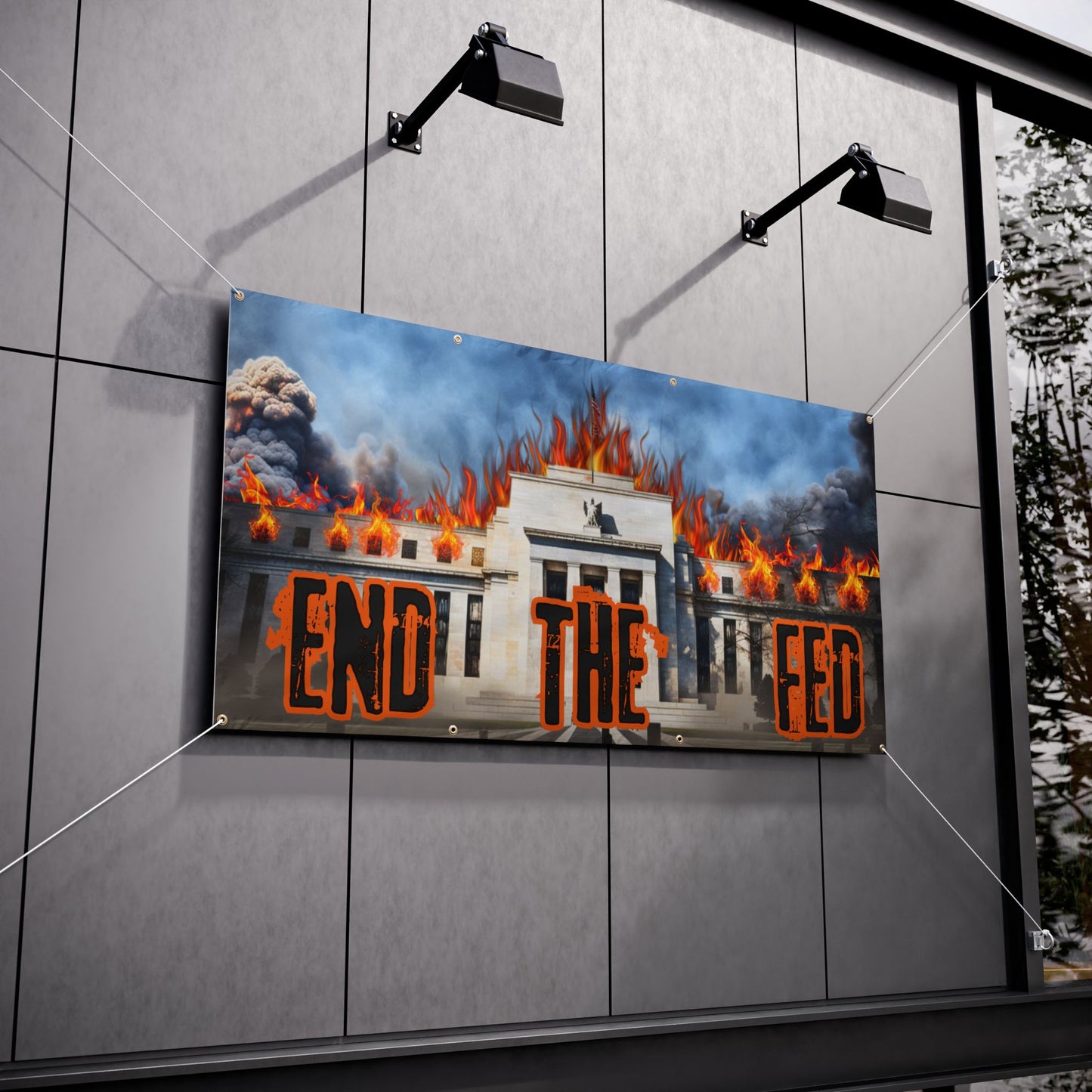 End the Fed Vinyl Banner