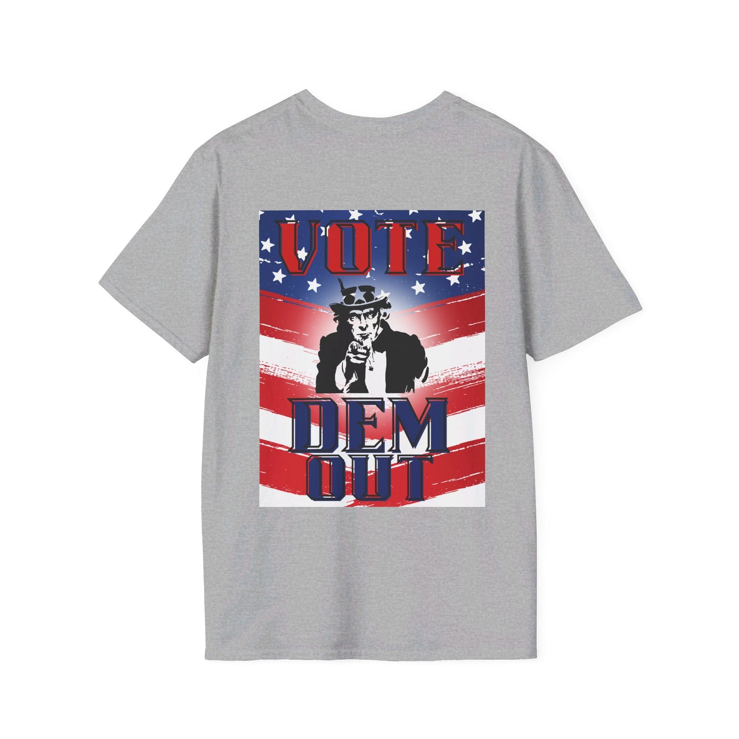 Unisex Softstyle Vote DEM Out T-Shirt