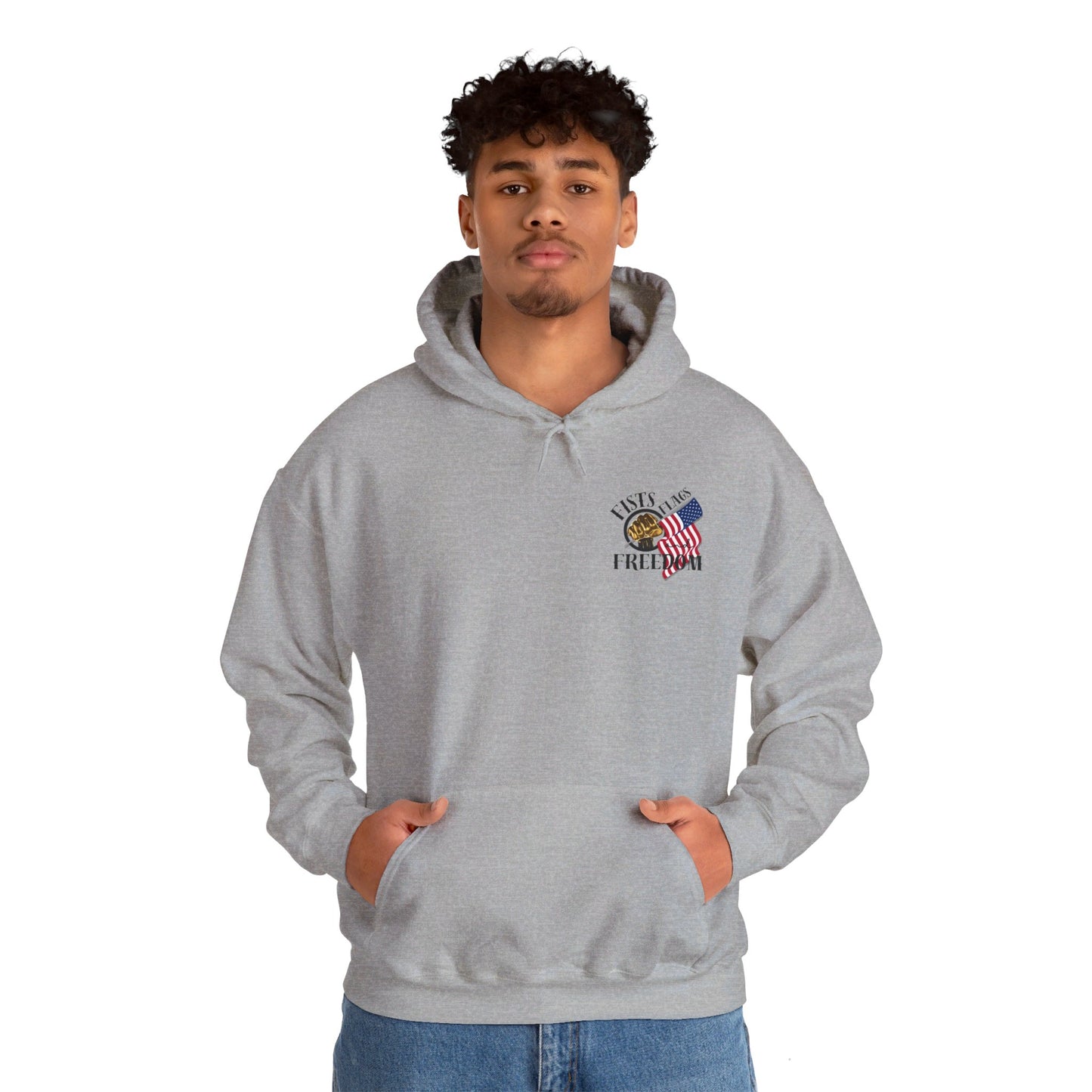 Fists Flags and Freedom Unisex Heavy Blend™ Hooded Sweatshirt