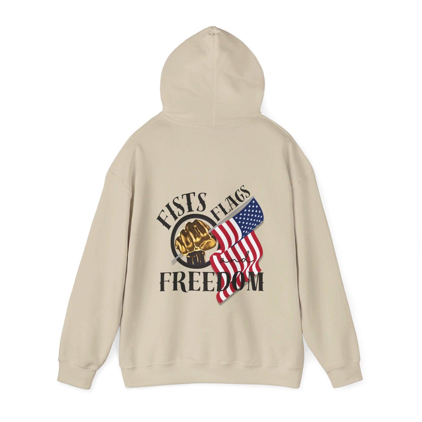 Fists Flags and Freedom Unisex Heavy Blend™ Hooded Sweatshirt