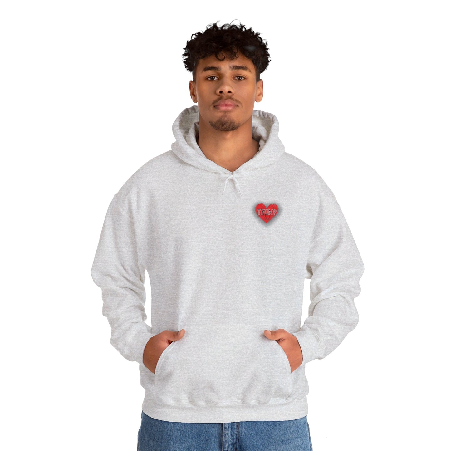 Trump Heart Unisex Heavy Blend™ Hooded Sweatshirt