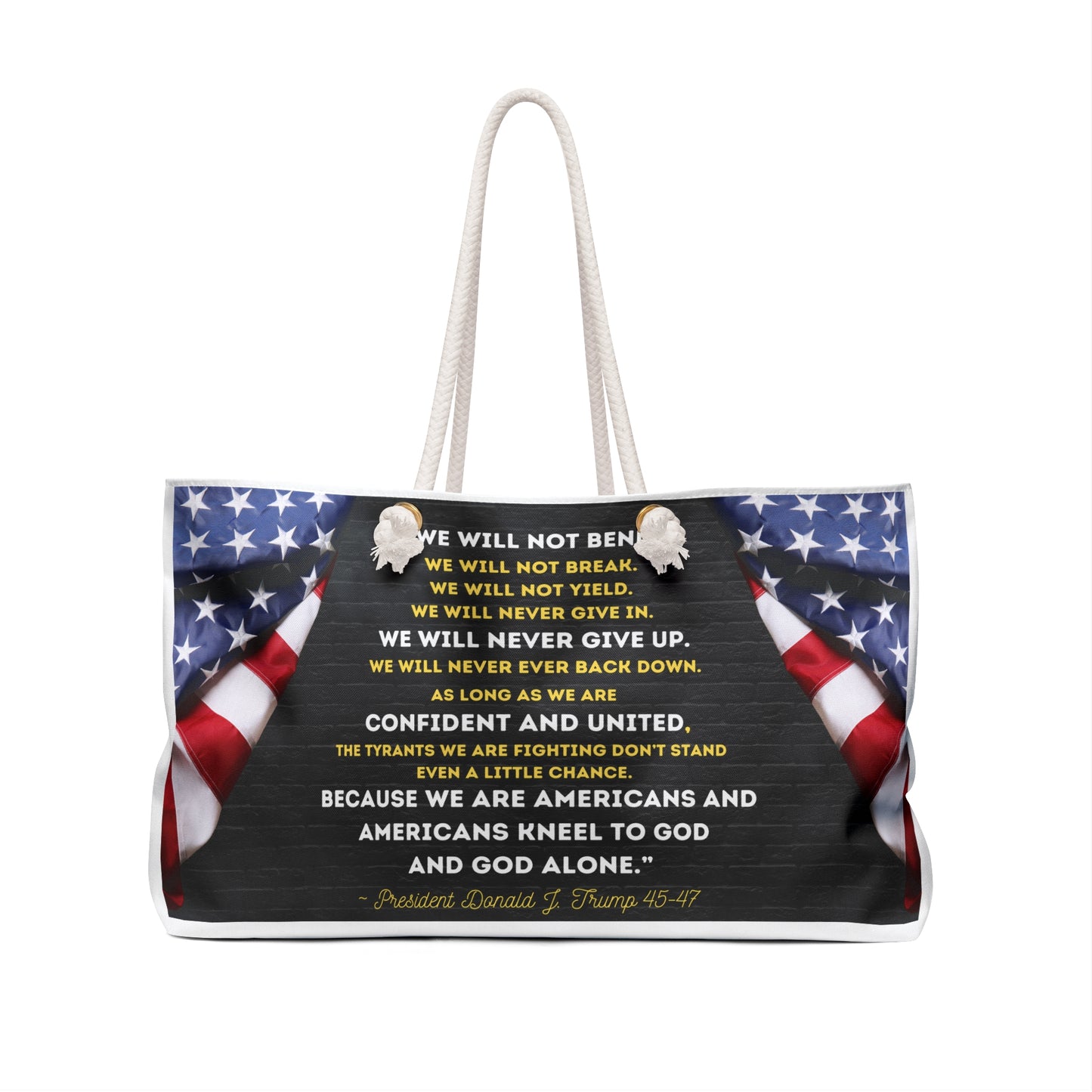 To God and God Alone Weekender Bag