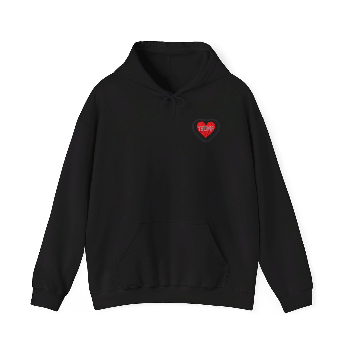 Trump Heart Unisex Heavy Blend™ Hooded Sweatshirt