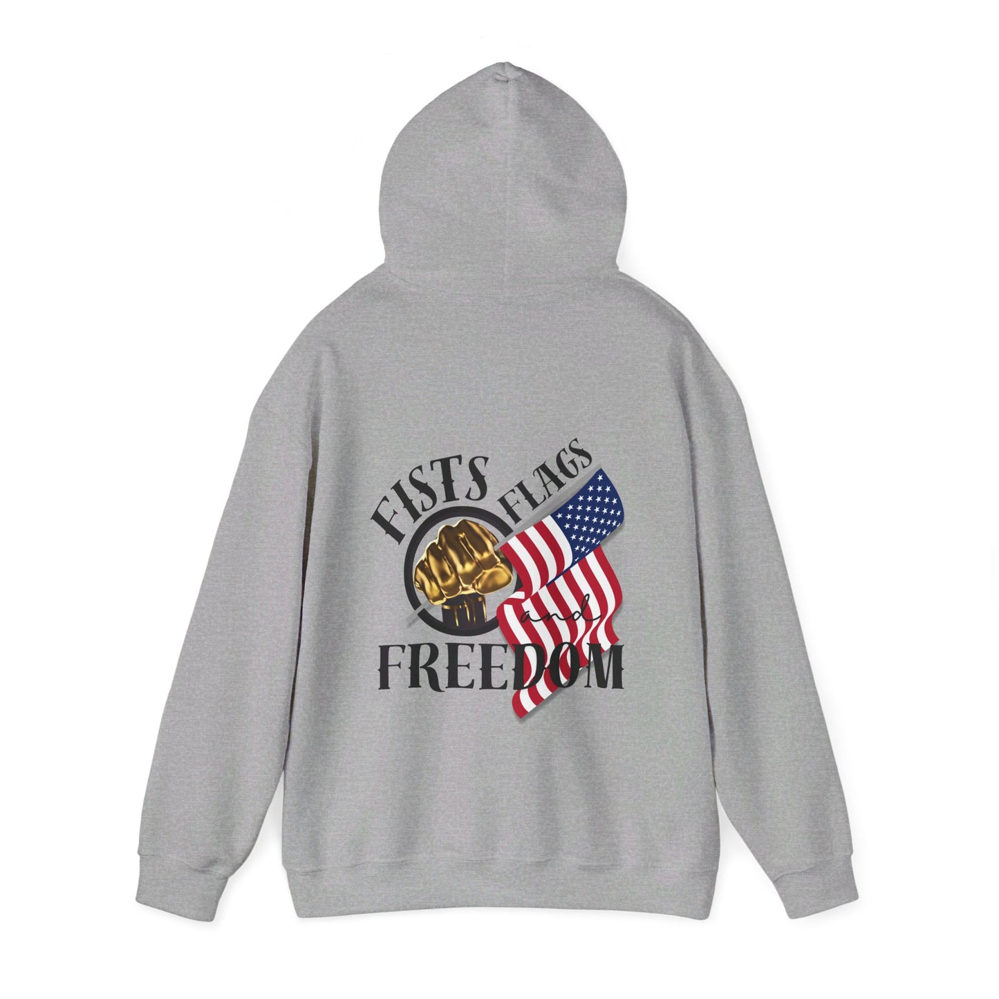 Fists Flags and Freedom Unisex Heavy Blend™ Hooded Sweatshirt