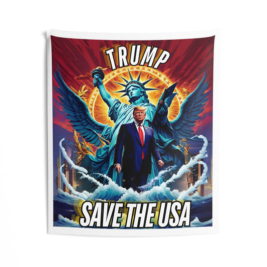 Trump Save the USA Wall Tapestry