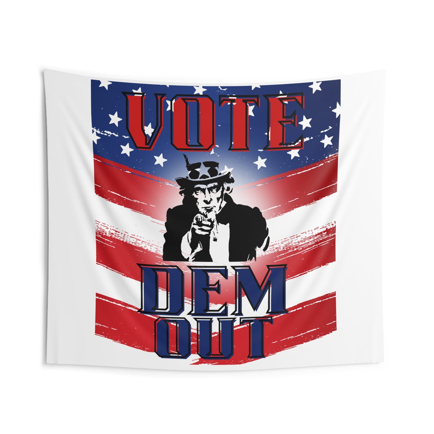 Vote DEM Out Wall Tapestry