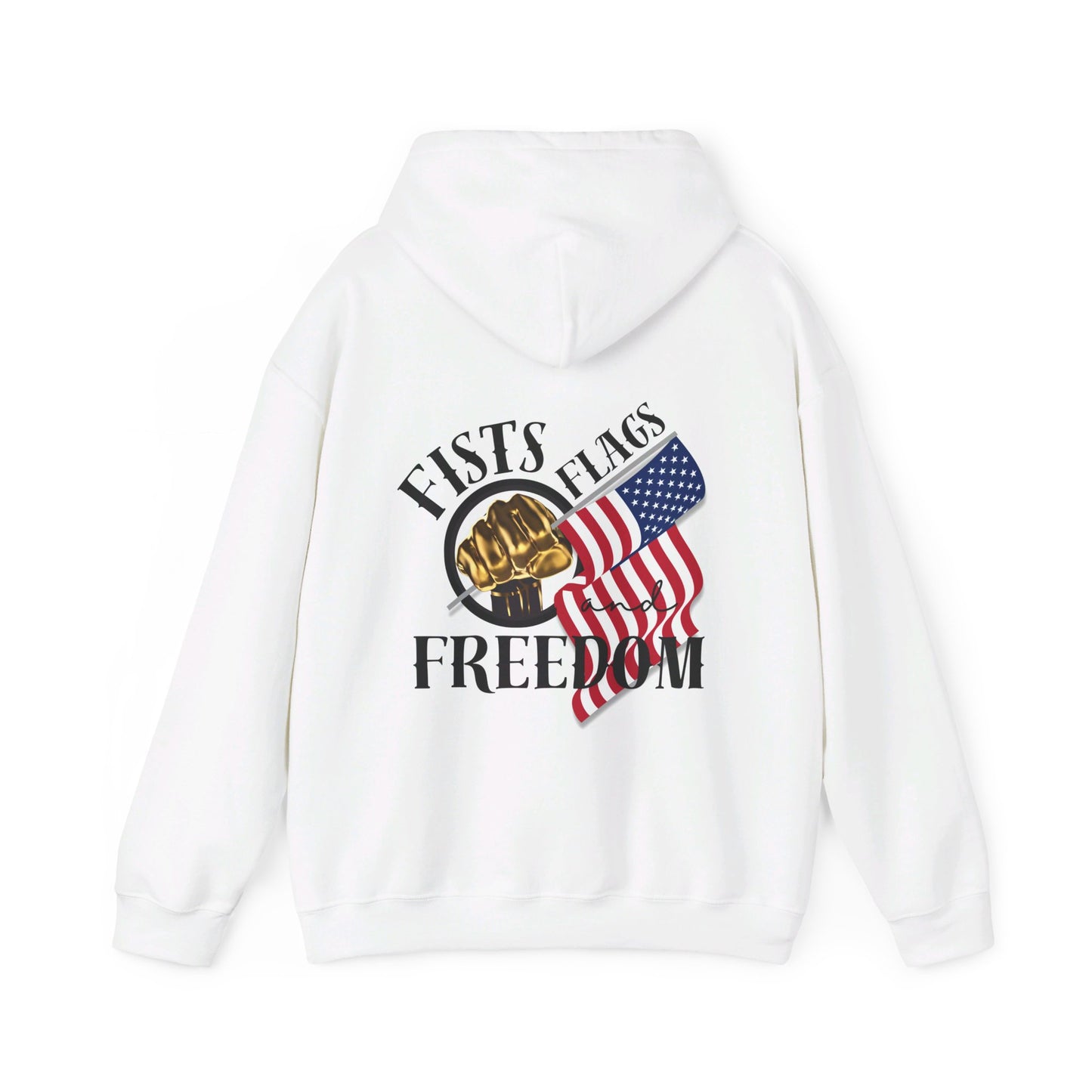 Fists Flags and Freedom Unisex Heavy Blend™ Hooded Sweatshirt