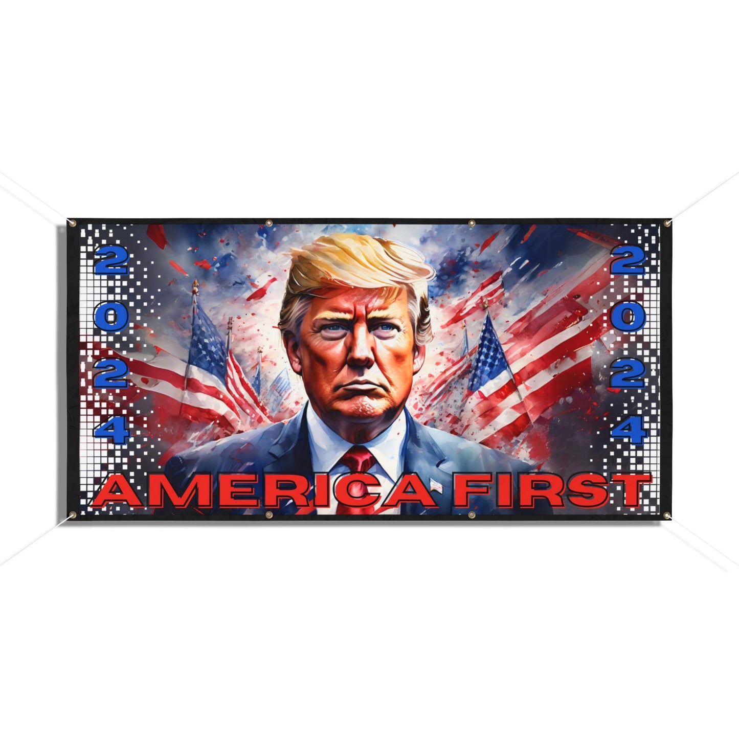 America First Vinyl Banner