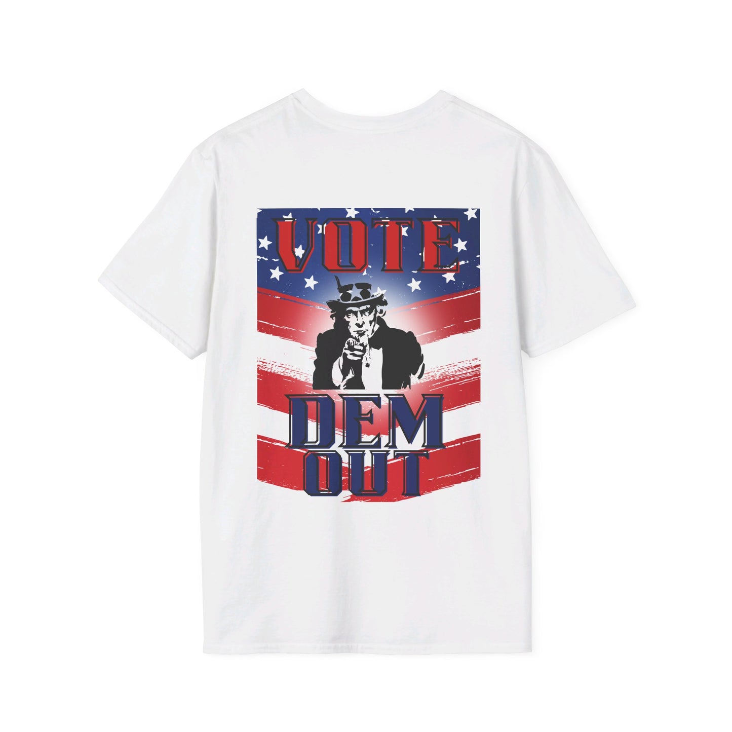 Unisex Softstyle Vote DEM Out T-Shirt