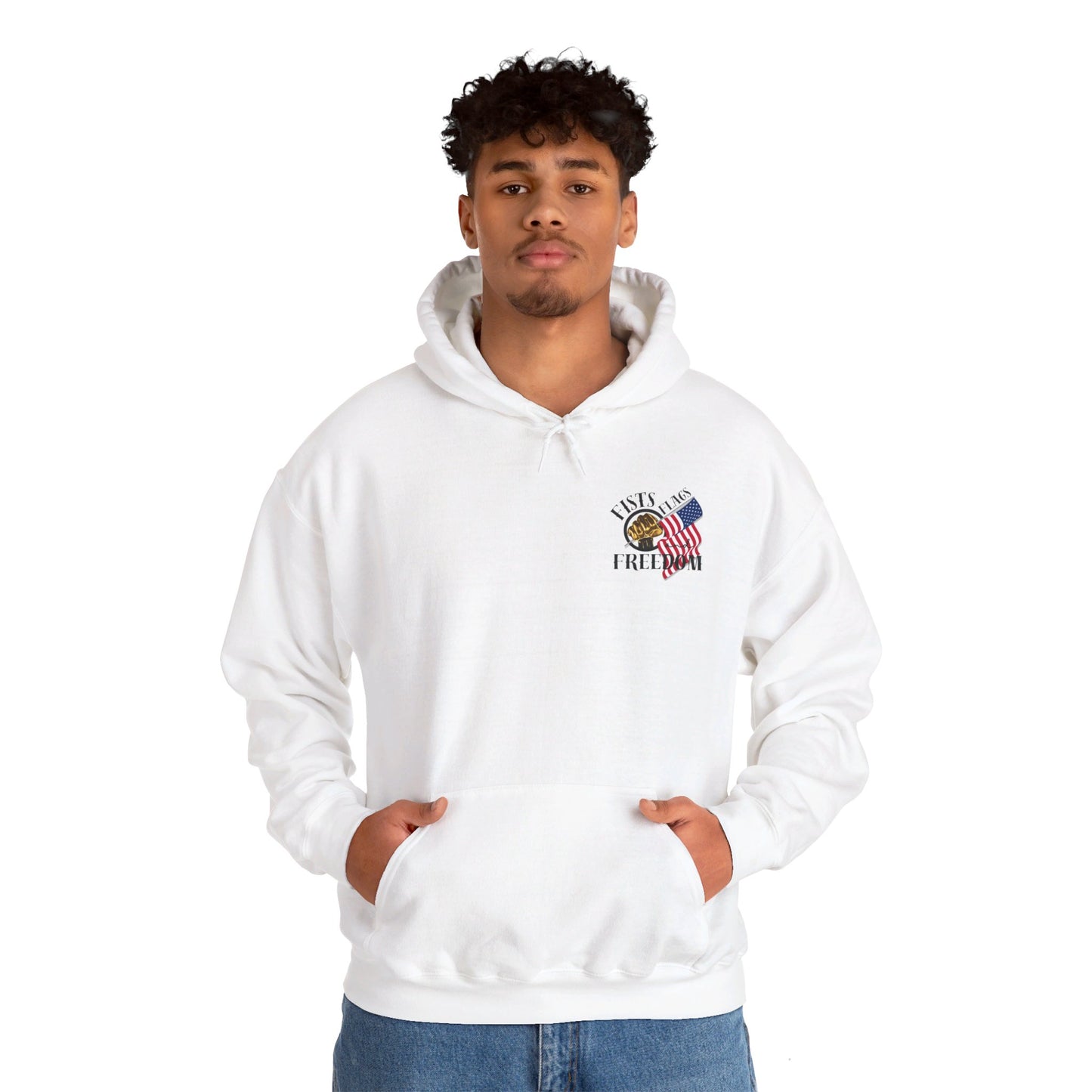 Fists Flags and Freedom Unisex Heavy Blend™ Hooded Sweatshirt