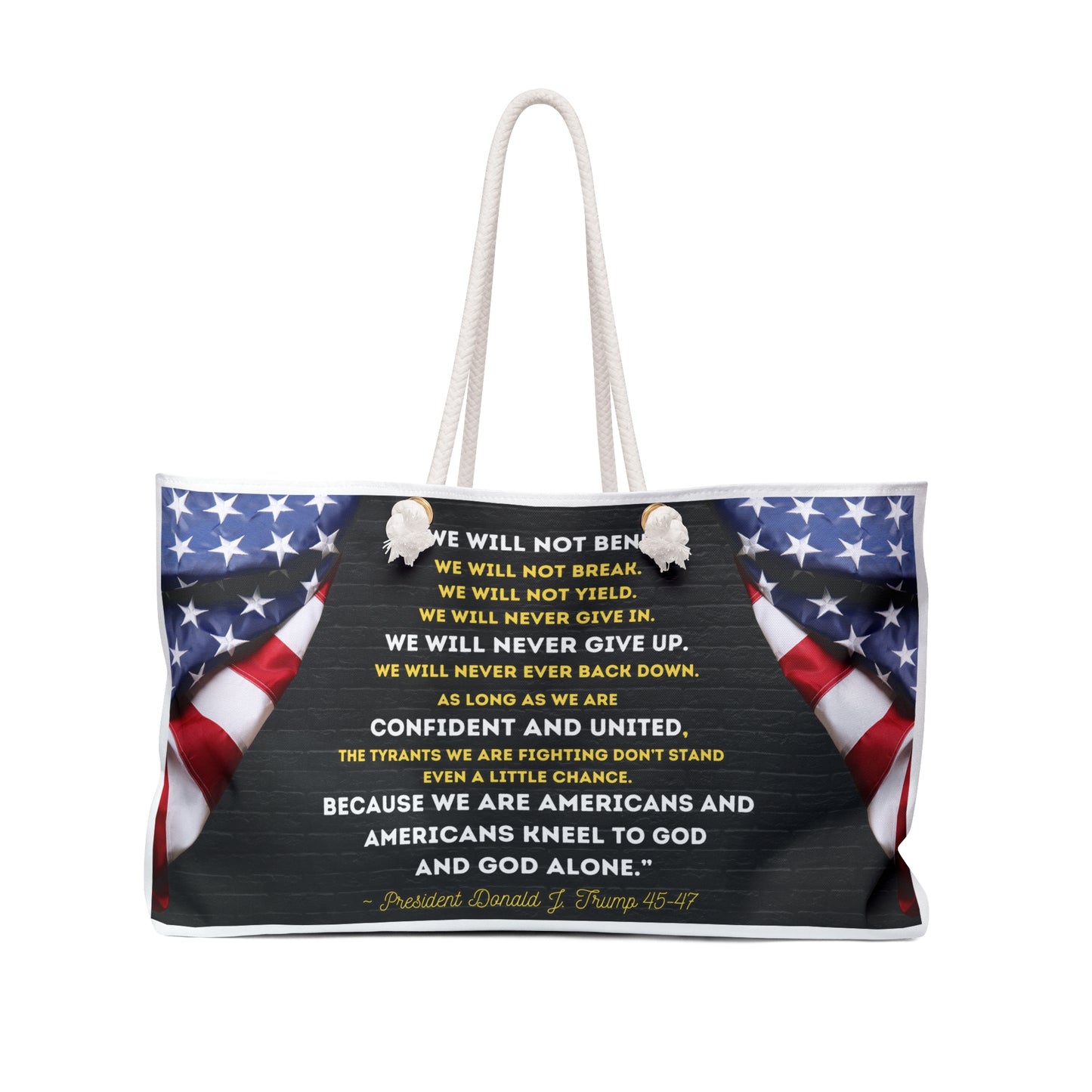 To God and God Alone Weekender Bag