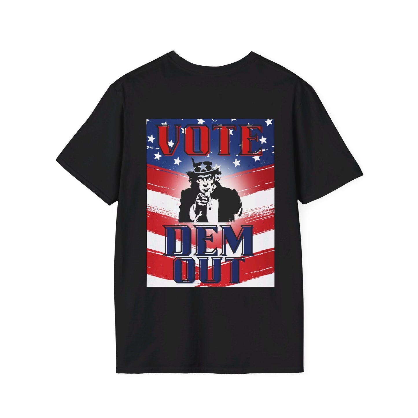 Unisex Softstyle Vote DEM Out T-Shirt