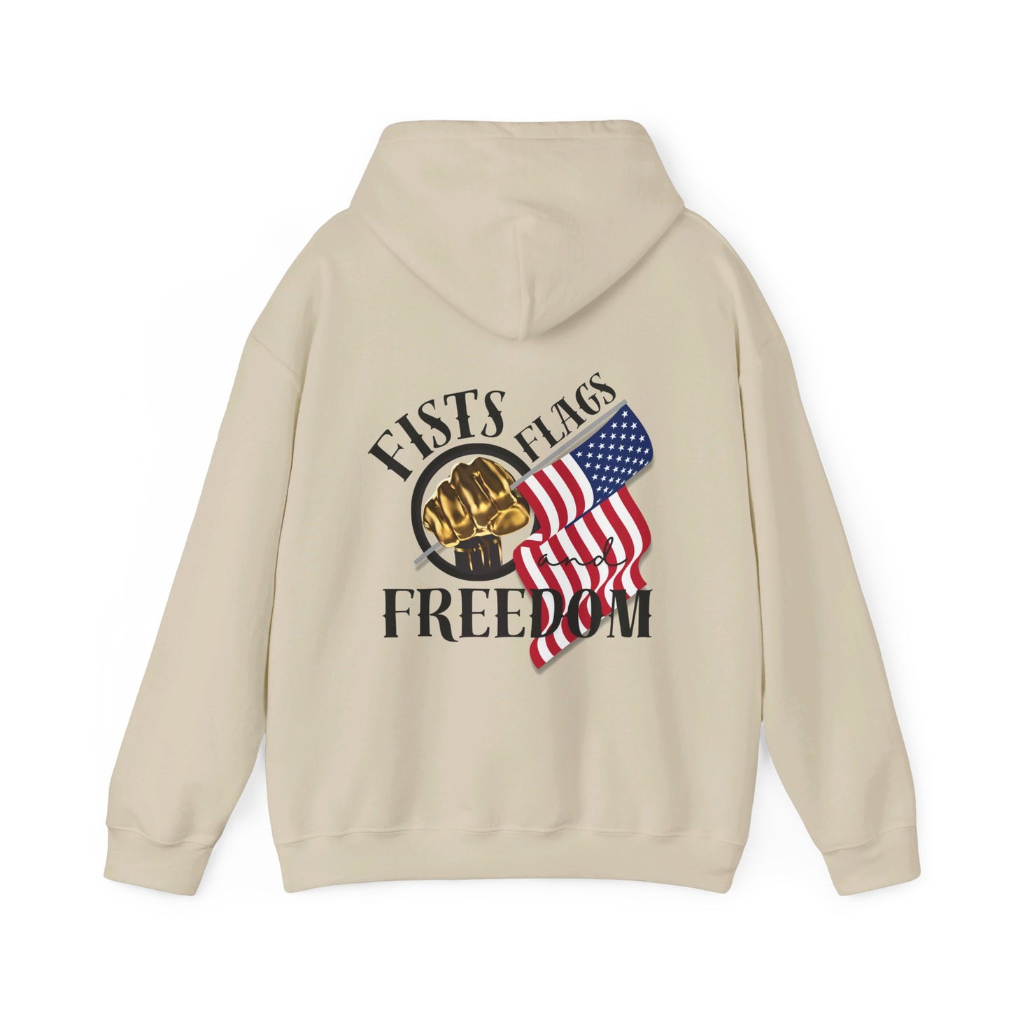 Fists Flags and Freedom Unisex Heavy Blend™ Hooded Sweatshirt