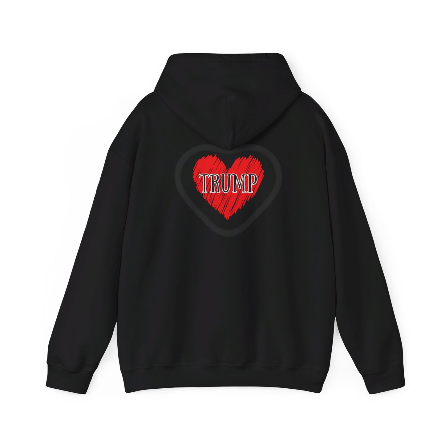 Trump Heart Unisex Heavy Blend™ Hooded Sweatshirt