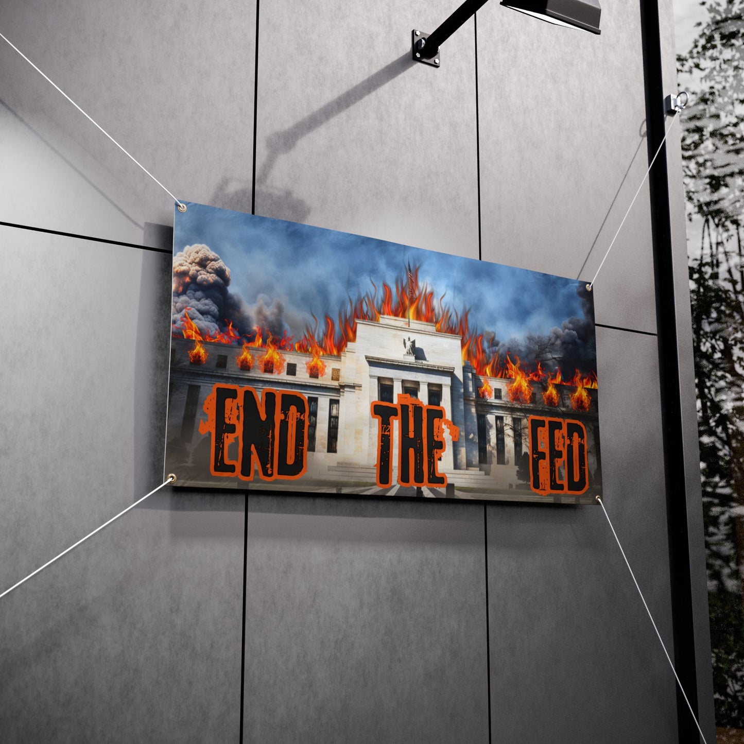 End the Fed Vinyl Banner