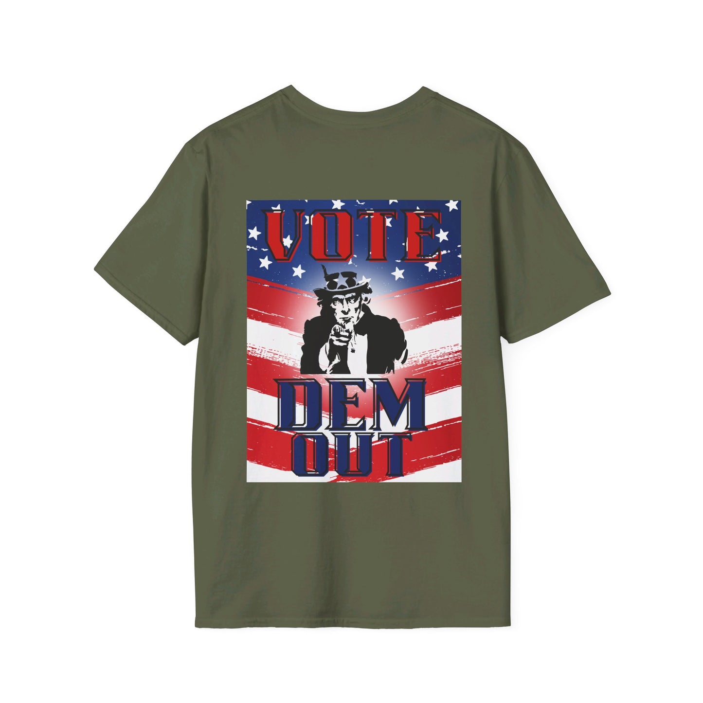 Unisex Softstyle Vote DEM Out T-Shirt