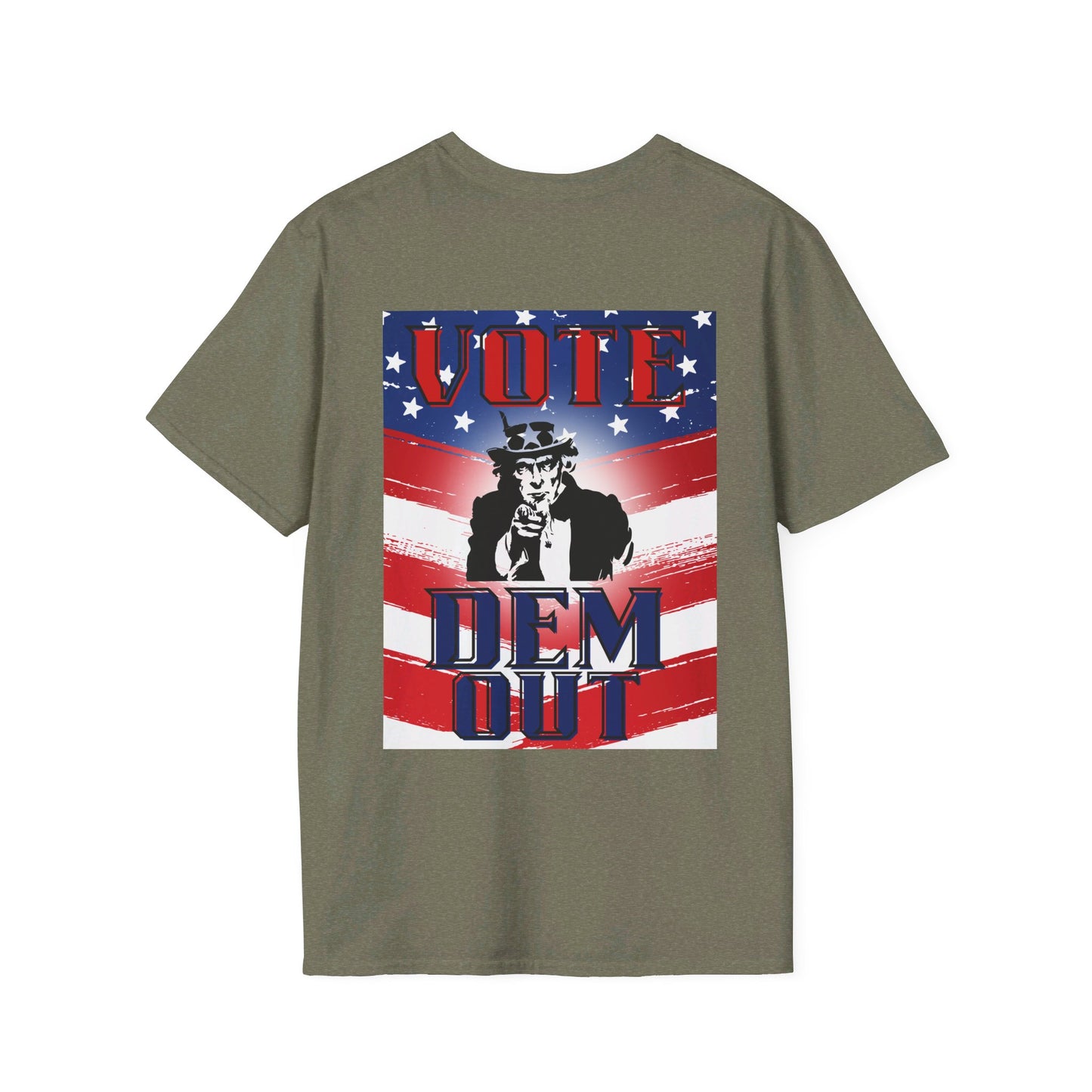 Unisex Softstyle Vote DEM Out T-Shirt