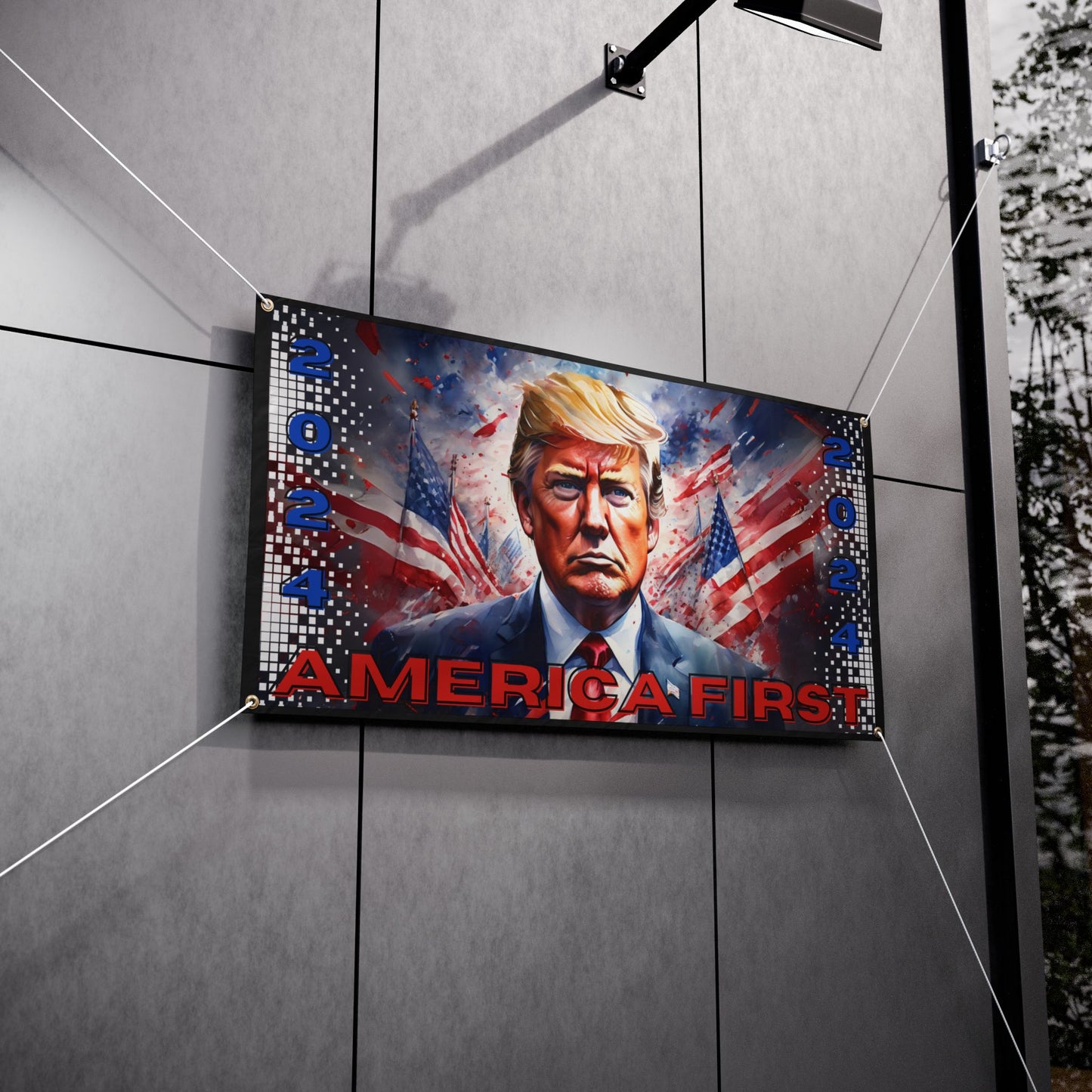 America First Vinyl Banner