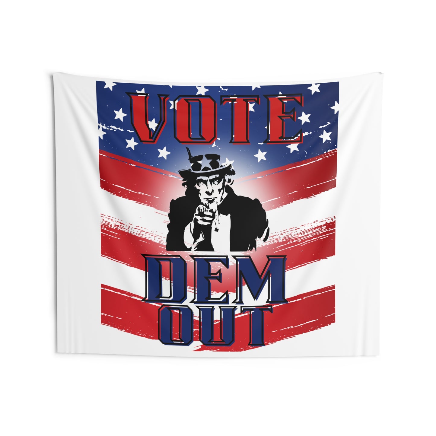 Vote DEM Out Wall Tapestry