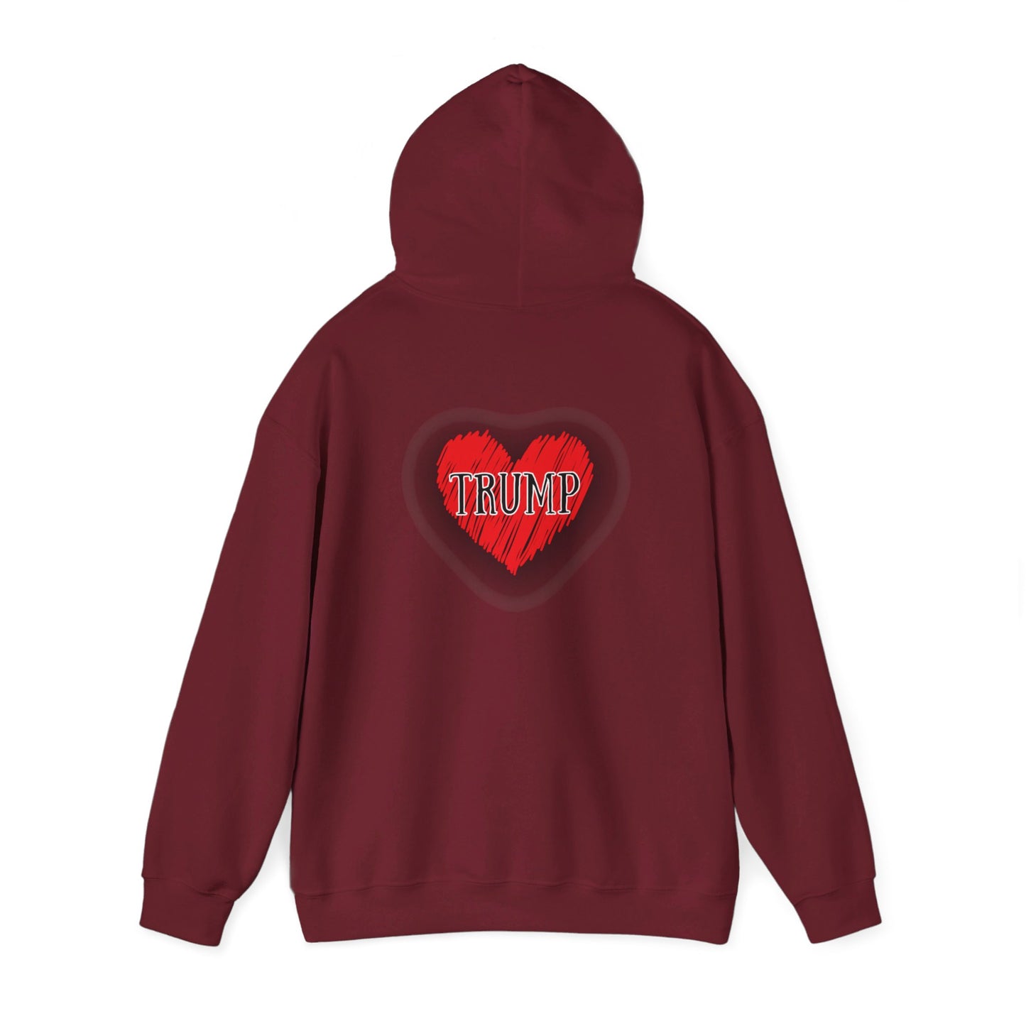 Trump Heart Unisex Heavy Blend™ Hooded Sweatshirt