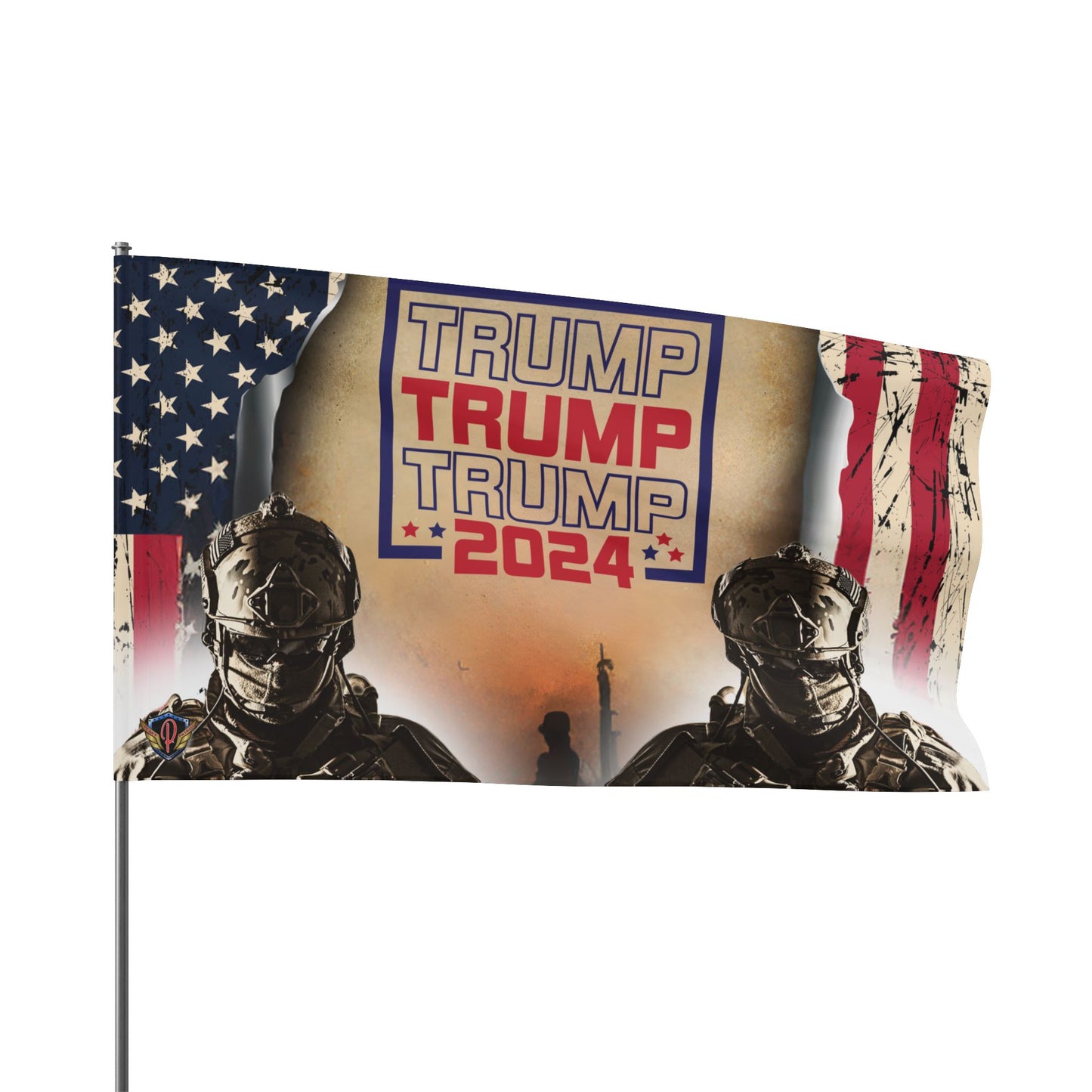 Soldiers for Trump Flag