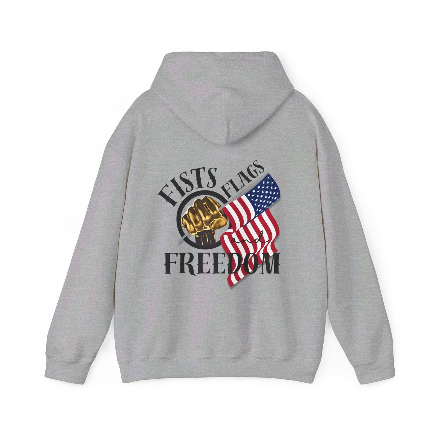 Fists Flags and Freedom Unisex Heavy Blend™ Hooded Sweatshirt