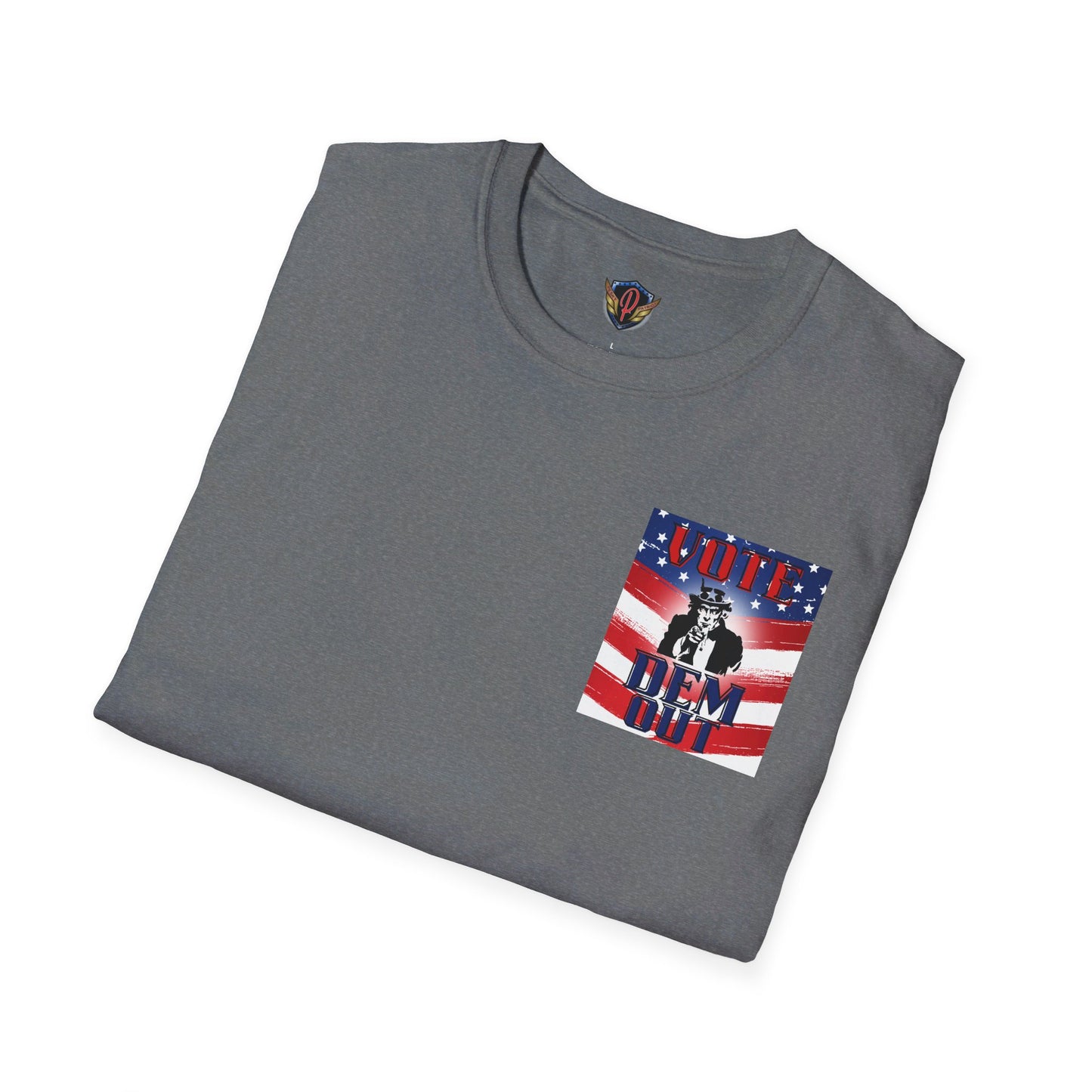 Unisex Softstyle Vote DEM Out T-Shirt