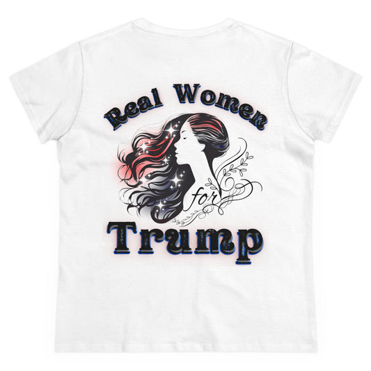 Real Women for Trump - Women's Midweight Cotton Tee