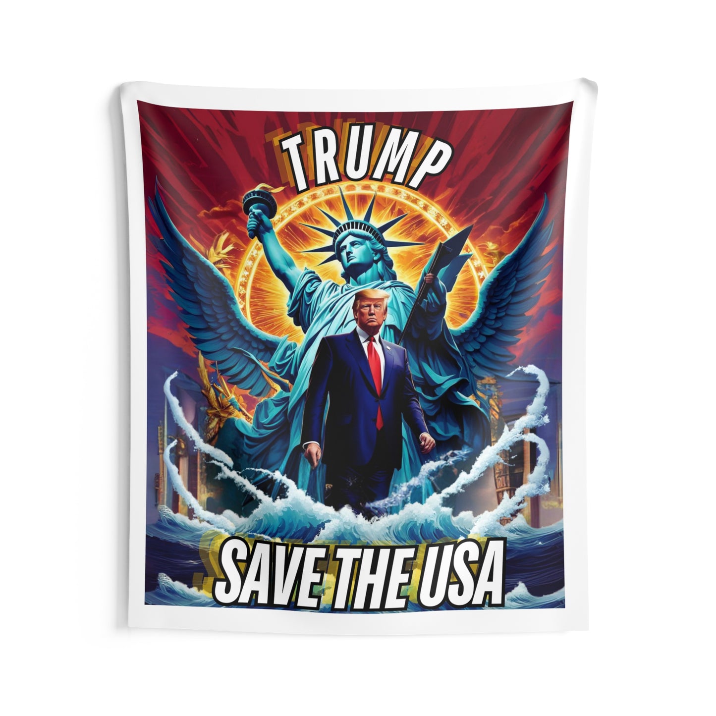 Trump Save the USA Wall Tapestry