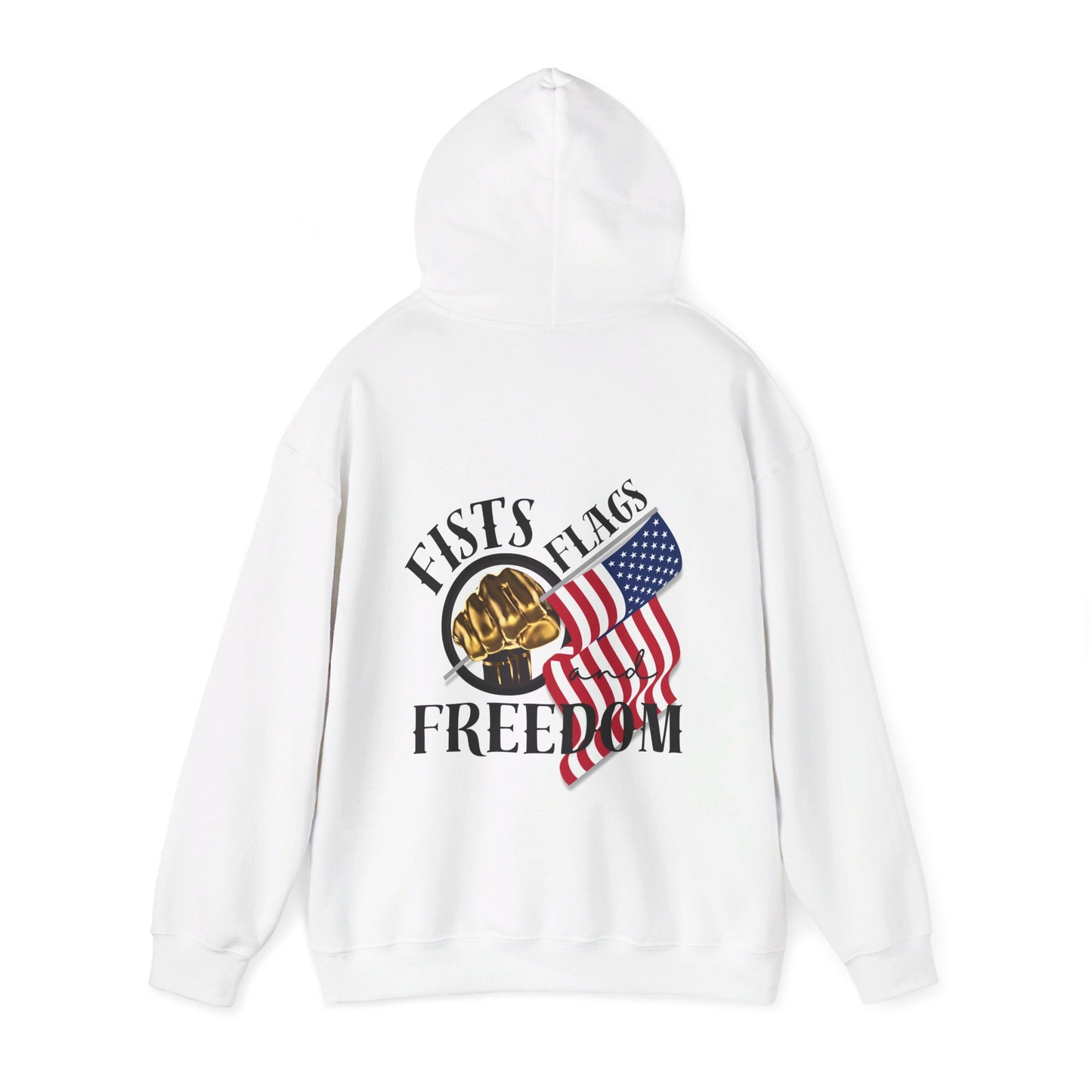 Fists Flags and Freedom Unisex Heavy Blend™ Hooded Sweatshirt