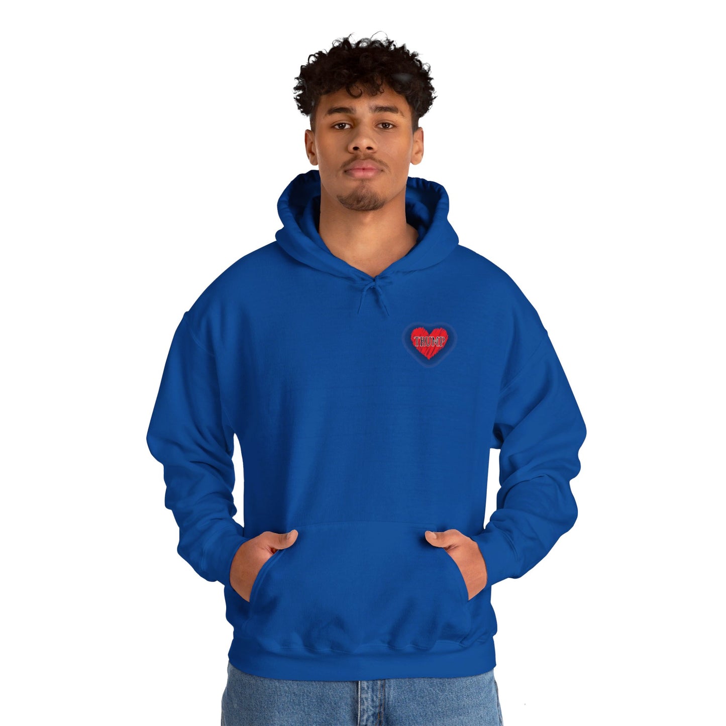 Trump Heart Unisex Heavy Blend™ Hooded Sweatshirt