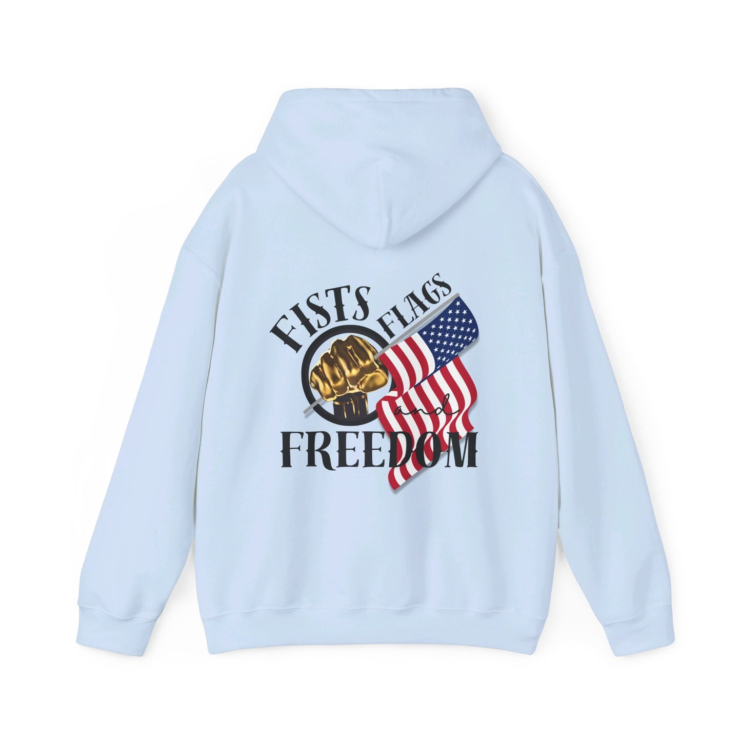 Fists Flags and Freedom Unisex Heavy Blend™ Hooded Sweatshirt