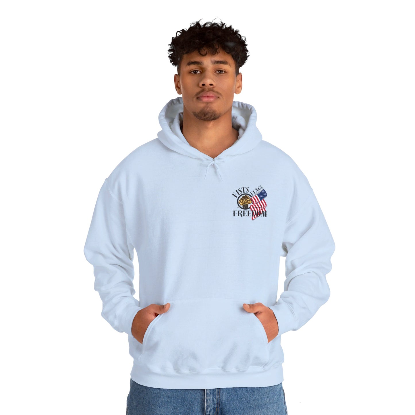 Fists Flags and Freedom Unisex Heavy Blend™ Hooded Sweatshirt