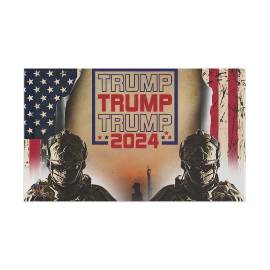 Soldiers for Trump Flag